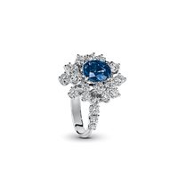 Anello Damiani Donna in Oro bianco Zaffiro 81095343 - 81095343
